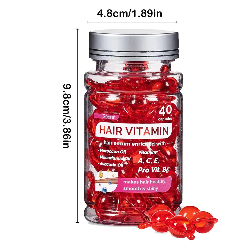 Arvazallia Argan Oil for Hair Treatment Leave in Treatment & Conditioner 80 Capsules Repair Hair Portable Hair Oil Is Suitable