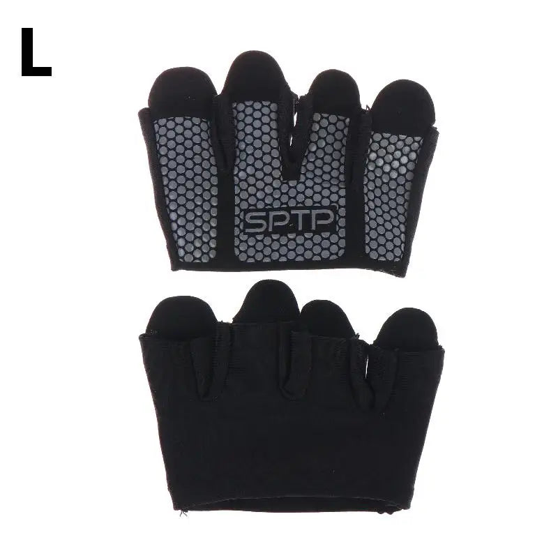 1Pair Gym Fitness Half Finger Gloves Men Women For Workout Glove Power Weight Lifting Bodybuilding Hand Protector