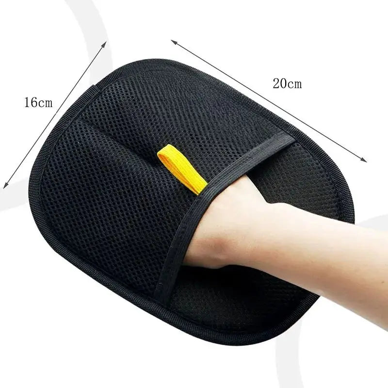 Newly Upgraded Pet Hair Removal Glove for Cats Dogs Reusable Electrostatic Cat Dog Hair Gloves Remover Tool for Sofa Clothes Bed