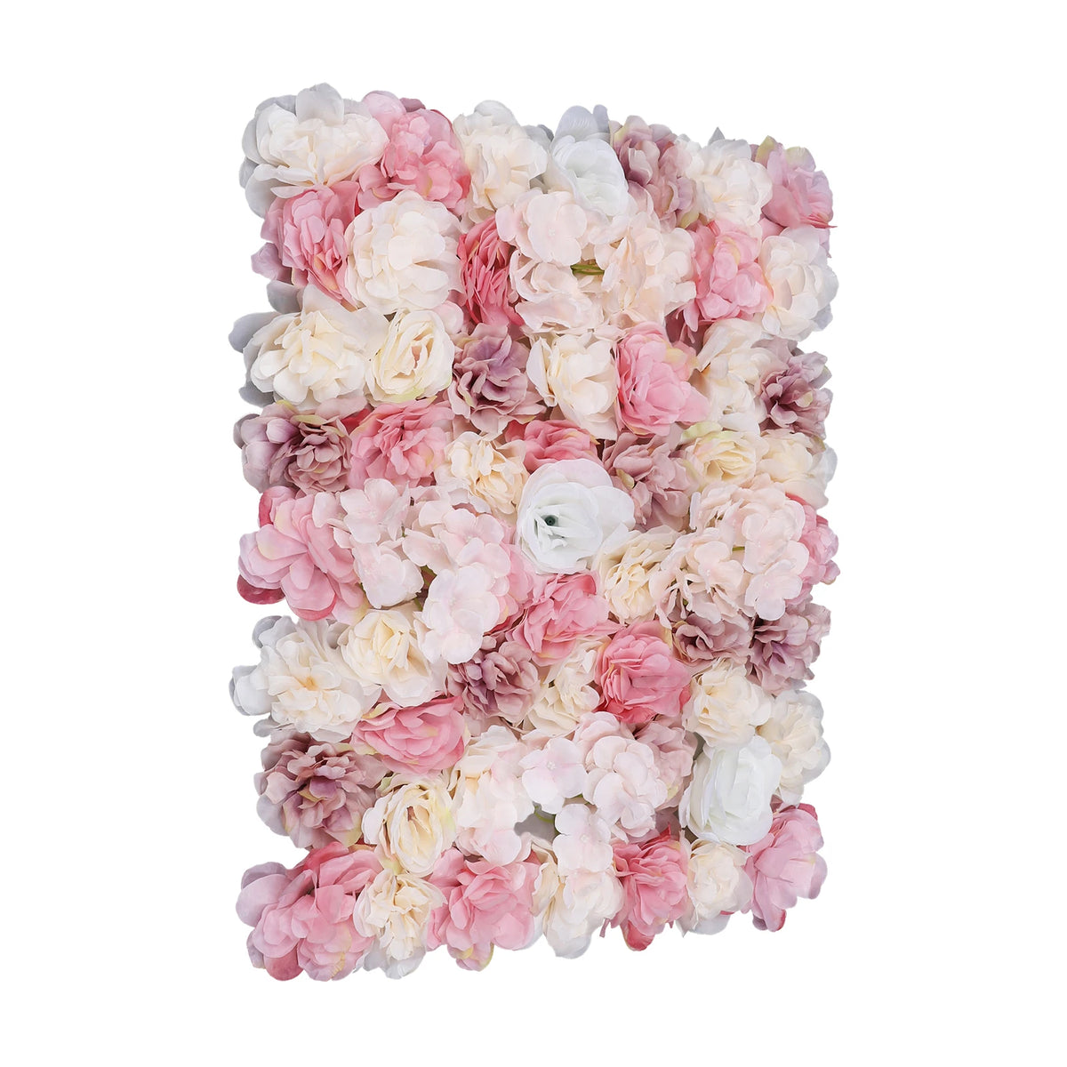 12 Pack Flower Wall Panels 16 x 24 inch 3D Rose Wall Mat Decorative Faux Floral Panel Hydrangea Silk Faux Flower Backdrop for Photo Background Home Wedding Party
