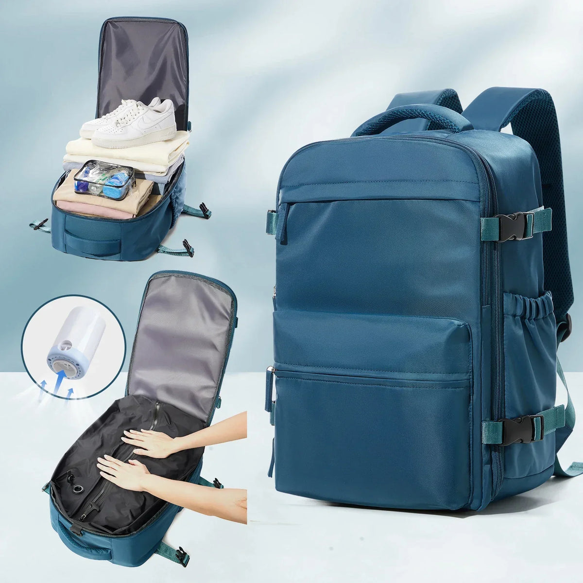 Vacuum Large Capacity Travel Backpack