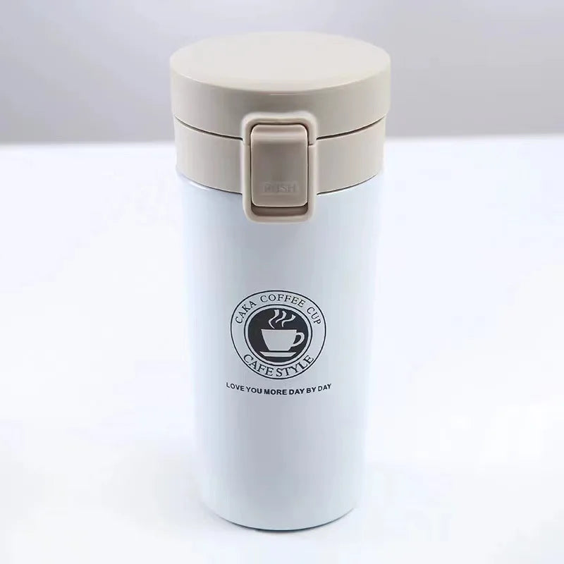 380/510ML Stainless Steel Thermo Bottle Coffee Cup Outdoor Sports Vacuum Flask Car Thermal Cup Keeps Cold and Heat Thermal Mug