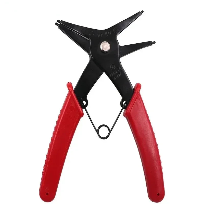 1pc Circlip Pliers 2 in 1 Internal and External Dual Purpose Pliers External Spring Pliers Large Retaining Ring Removal Tool