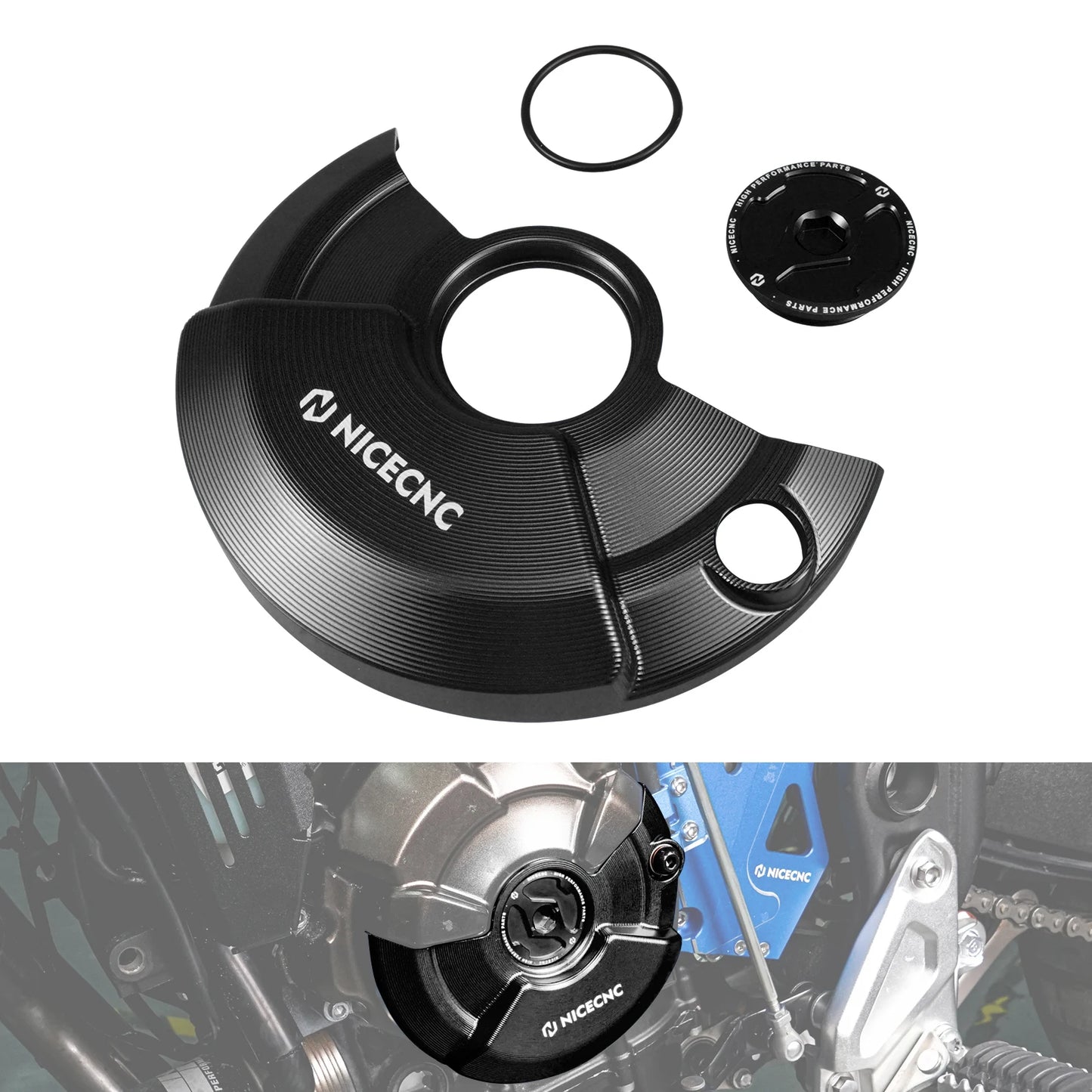 For Yamaha Tenere 700 2019-2024 XSR700 2018-2023 MT-07 MT07 2018-2020 Engine Clutch Guard Crankcase Cover Water Pump Guard Cover