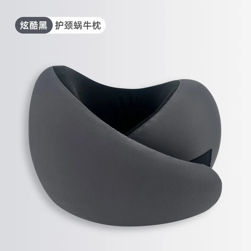 C0Q Travel Neck Pillow 360 Degree Support for Office Nap Airplane Flight Comfortable Portable U Shape Neck Rest