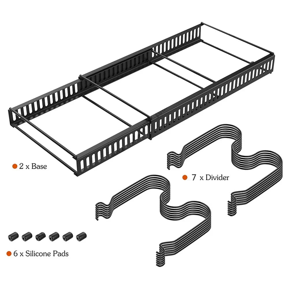 Adjustable Cookware Storage Rack