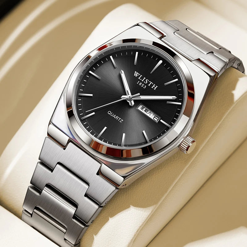 Luxury Mens Calendar Quartz Wristwatches Fashion Sports Men Business Watches Clock Gift Male Wristwatches Relogio Masculino