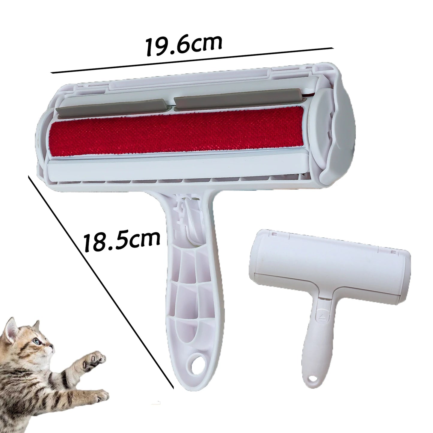 Pet Hair Removal Mitts & Rollers For Cats and Dogs Reusable Self-Cleaning Lint Roller Set For Furniture Couch Carpet