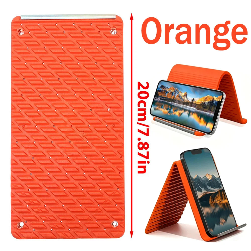 2-1PCS Flexible Phone Stand Foldable Silicone Desktop Tablet Laptop Stand Portable Adjustable Universal Holder for Travel Office