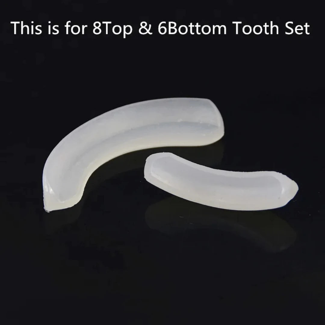 2pcs Reusable Silicone Grillz Molding Fixing Bars Universal for All Grillz Styles Teeth Fitting Grills Mold in Teeth Accessory