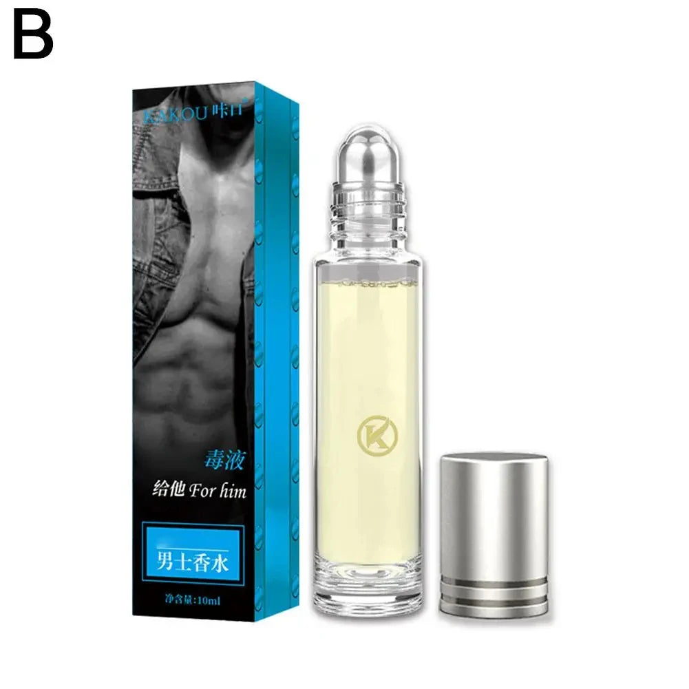 10ml Unisex Roll On Eau De Toilette Fresh Natural Fragrance Pheromone Temptation Lasting Dating Mini Portable Ball Body Parfum