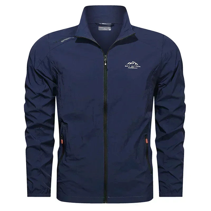 Uv Sun Protection Skin Coats Men Summer Windbreaker Zip Pockets Breathable Ultra-light Clothes Outdoor Thin Camp Jackets