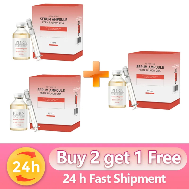 PDRN Salmon DNA Serum Ampoule Advanced Skincare Deep Repair Renew Brighten Tone Strengthen Barrier Firming Face Essence Korean