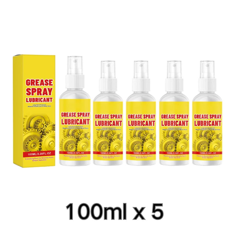 Multi-Use Grease Lubricant Spray Anti-Rust Friction Reducer For Tools Rust Remover Lubricant Spray For Quick Rust Dissolution