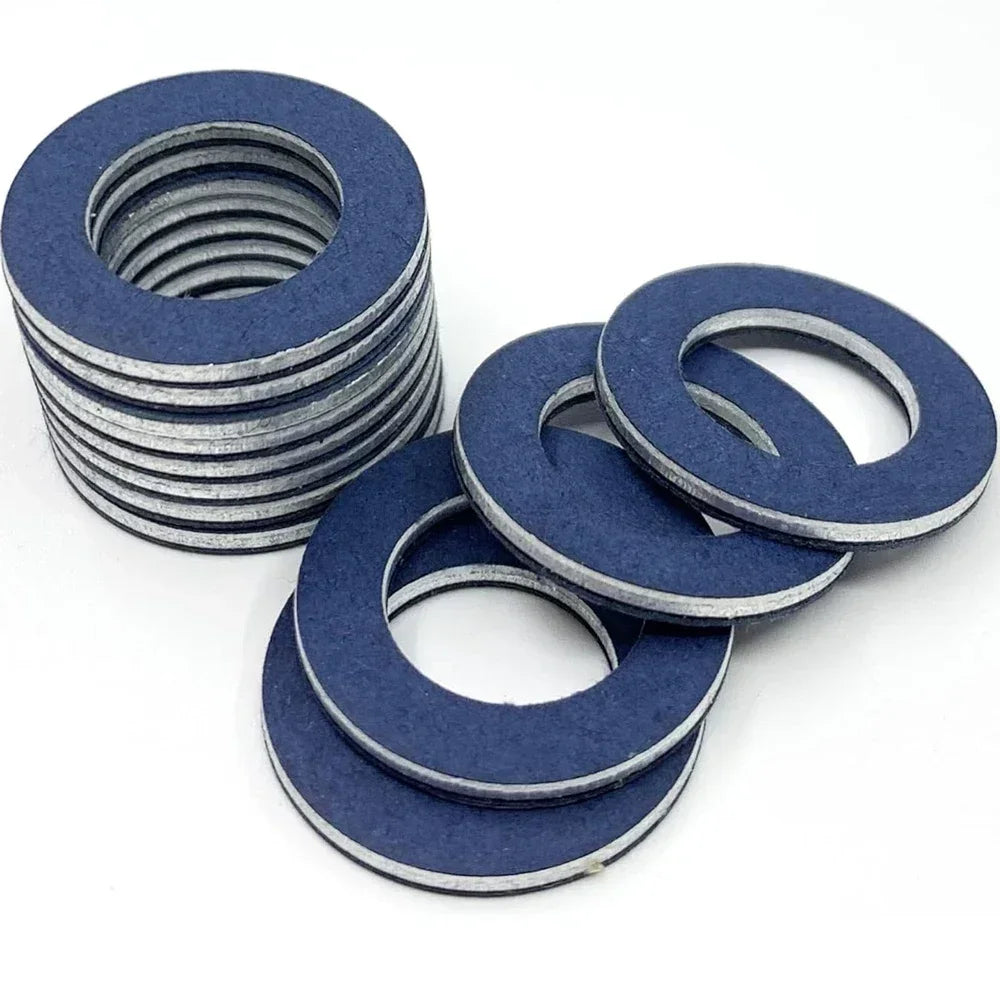 For Toyota Camry Corolla Lexus Oil Drain Plug Gasket 9043012031 Aluminum Oil Pan Bolt Washer Engine Sealing Replacement Parts