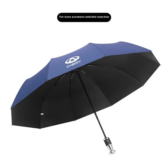 For Chery Tiggo 3 4 5 7 8 Plus Arrizo GX 5x EQ7 Fulwin 2 A3 A5 Car Automatic Folding Windproof Sunshade Umbrella Accessories