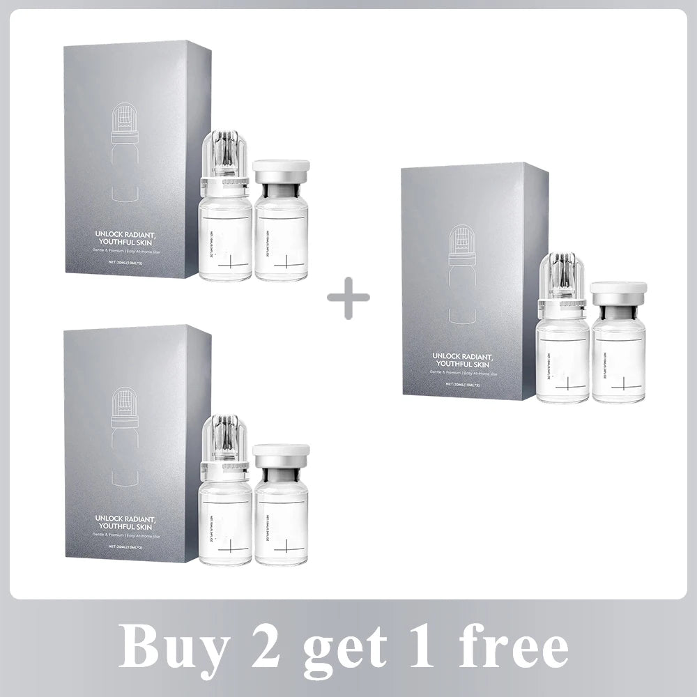 0.2MM Microneedle Facial Care Set Home Skin Care Combo for Morning & Evening Daily Use