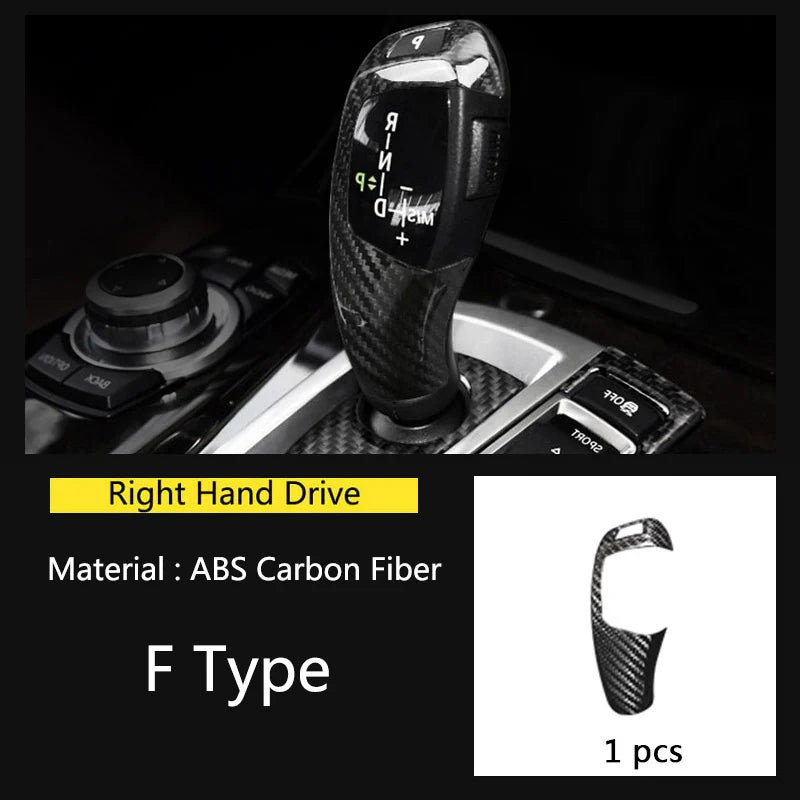 For BMW X5 X6 X7 E70 E71 F15 F16 G05 G06 G07 ABS Carbon Fiber Car Styling Center Console Lid Armrest Box Trim Protective Cover