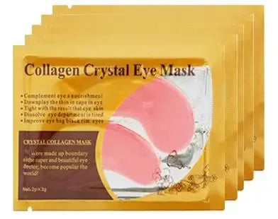 10 Pairs Gold Collagen Crystal Eye Mask Skincare Under Eye Patches Firming Moisturizing Nourishing Eye Skin Care Products