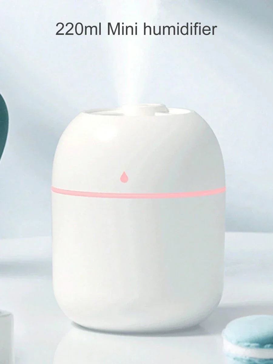 USB-powered 220ml Mini Droplet-Shaped Portable Air Humidifier & Essential Oil Diffuser