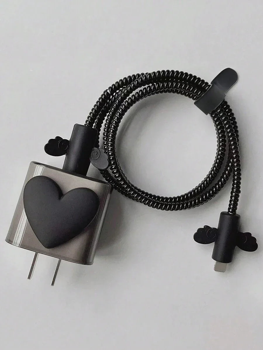 Cartoon Heart 1.5m Cable Winder