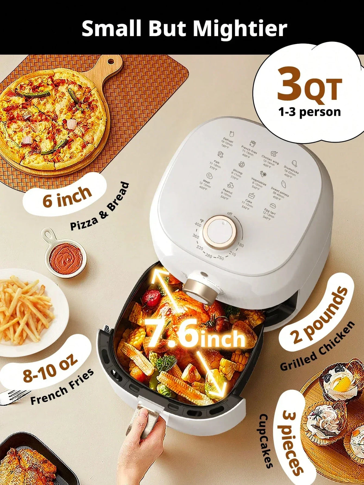 Comfee 3QT Air Fryer