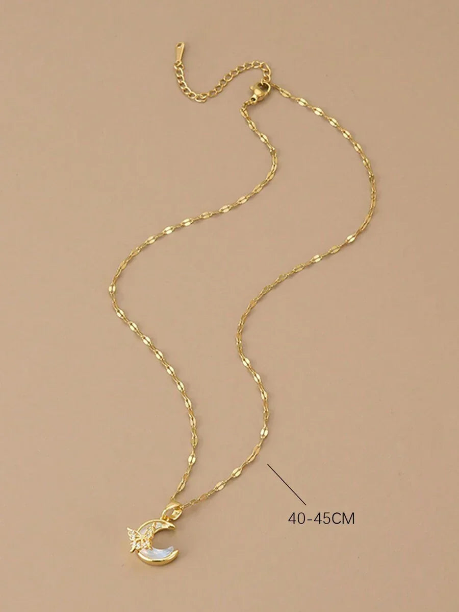 1pc Fashionable Starry Sky, Butterfly