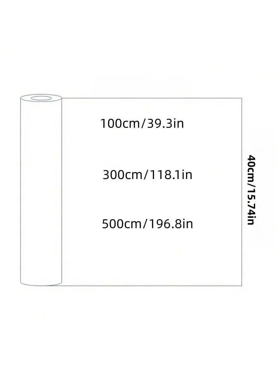 1 Roll Pink/White Glossy Marble Peel And Stick Wallpaper
