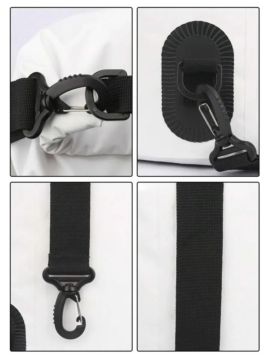 YESPACE Waterproof PVC Dry Bag Backpack With Mesh Pocket