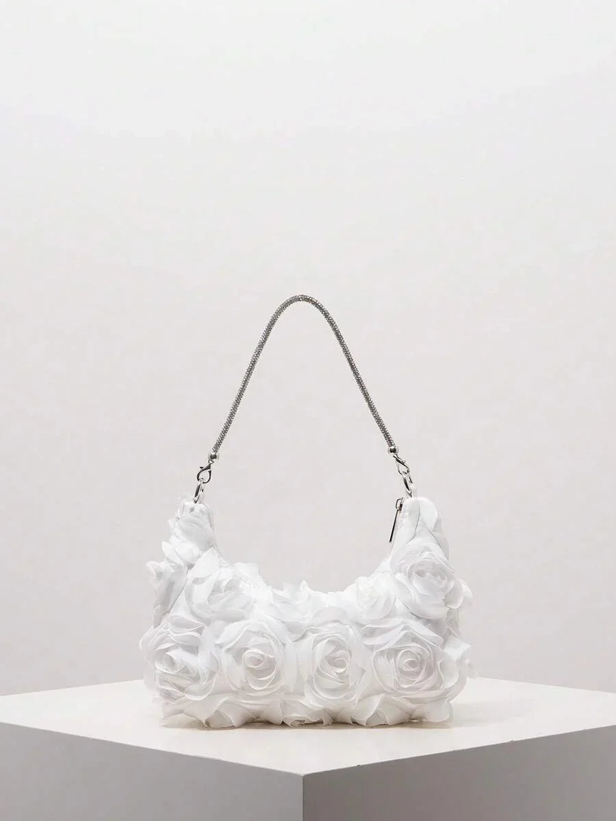 Random Pattern Shoulder Bag, Sequin Bag