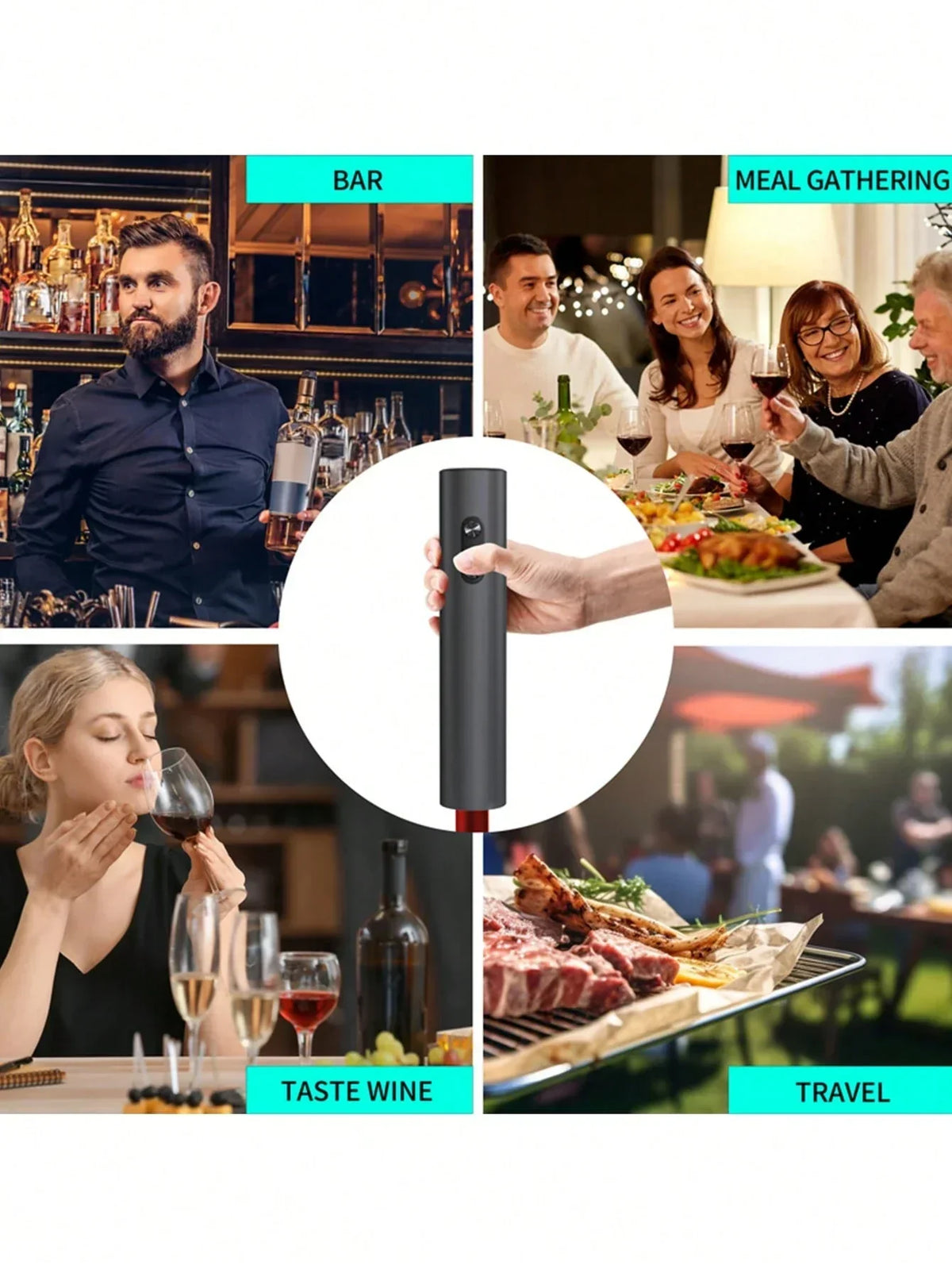 CLITON Electric Wine Opener Set