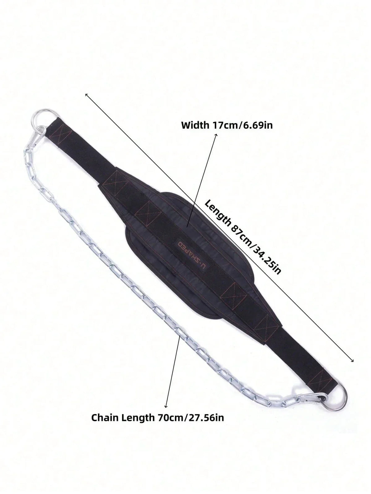Thick Weight Lifting Chain Belt