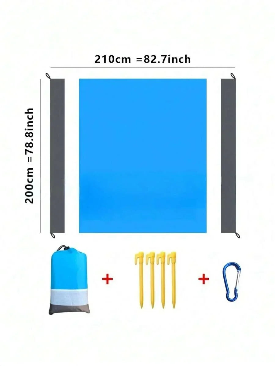 1PC Extra Large Beach Blanket 79x83 Inch