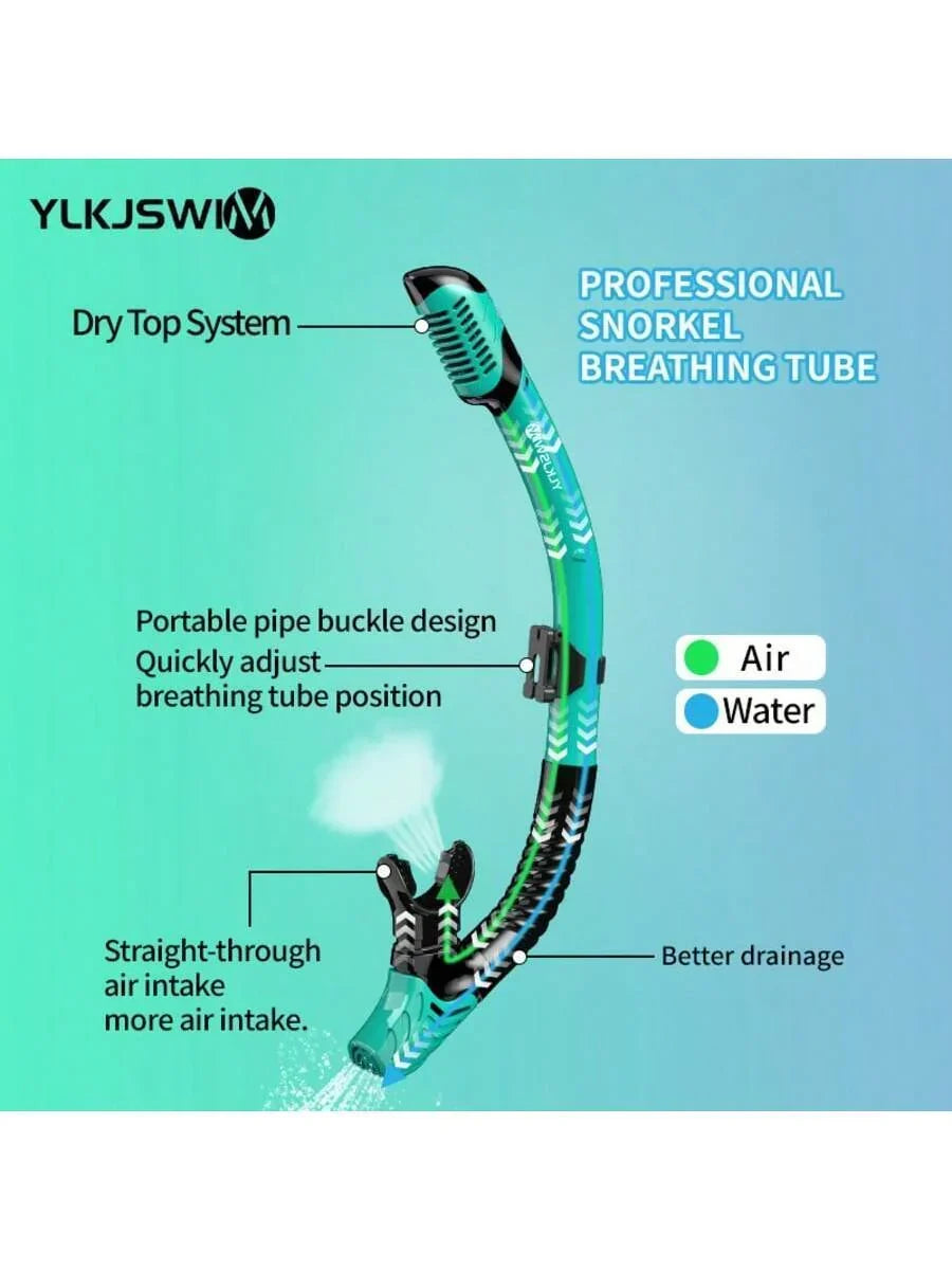 1set Adult Snorkeling Gear, Including Snorkel Mask