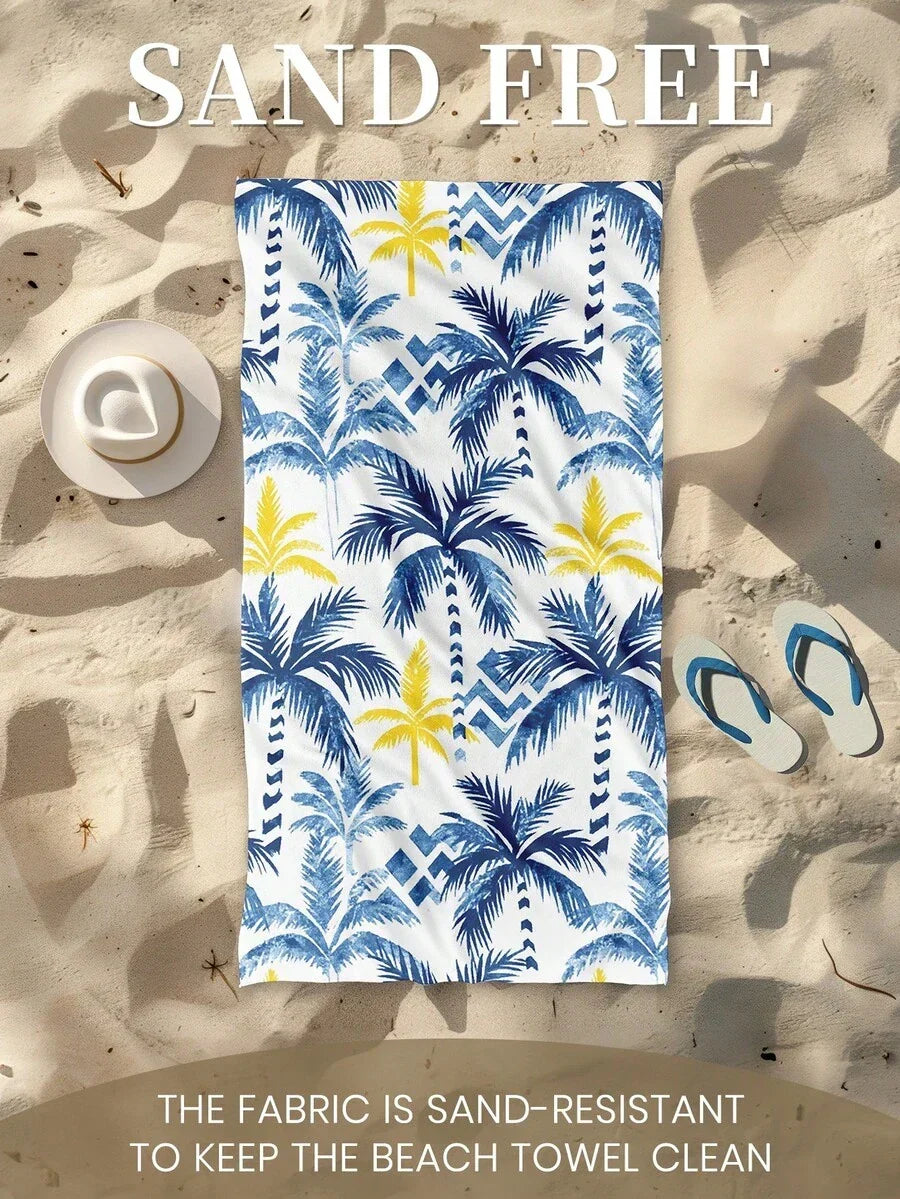 Printed Beach Towel, Summer Fruit Pattern Swimwear