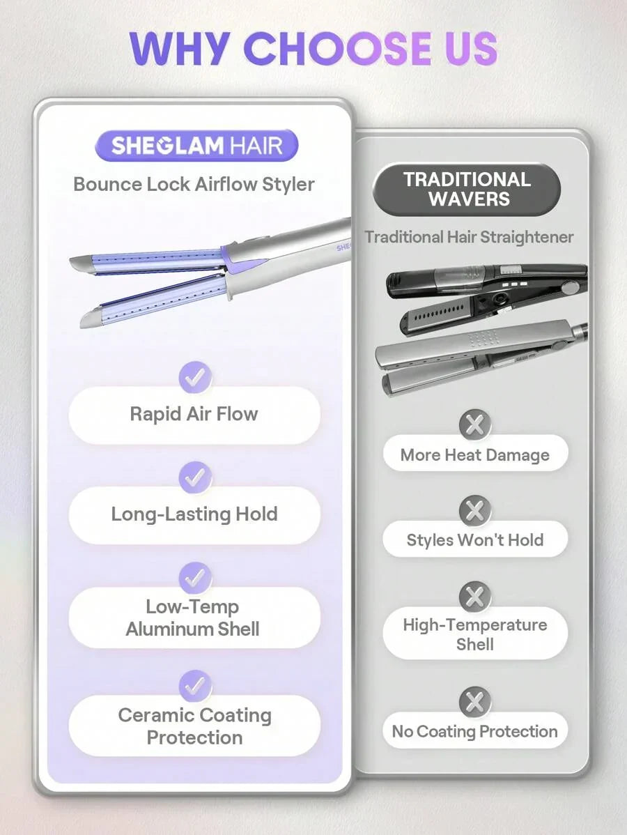 SHEGLAM HAIR Cool Lock Airflow Styler