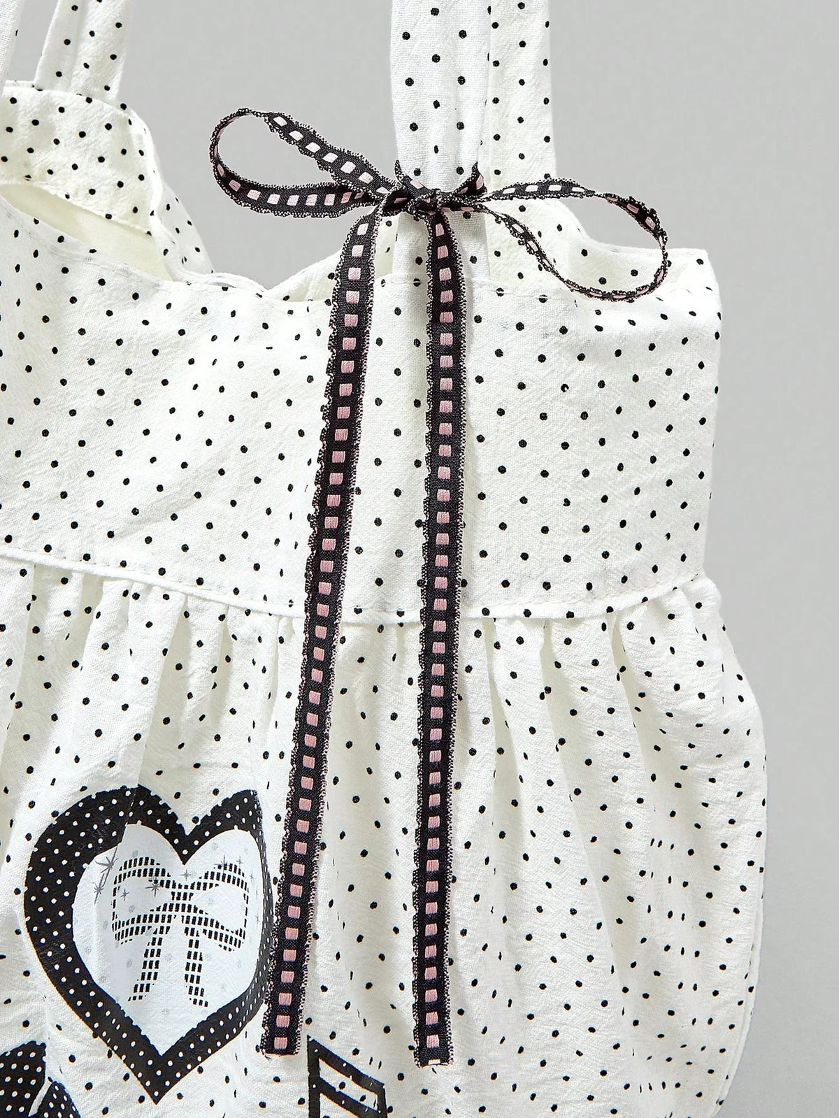 ROMWE Anime Vintage Crossbody Tote