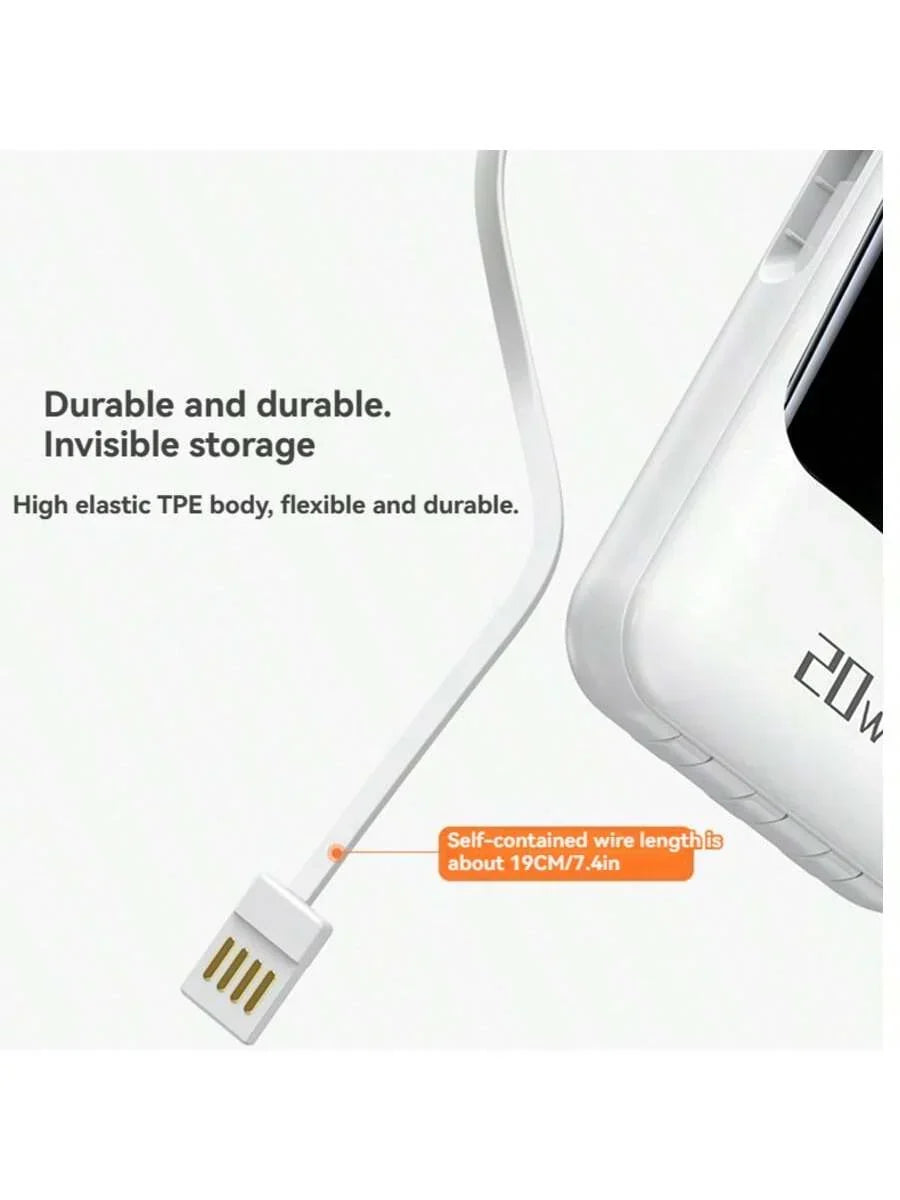 Small Portable Charger Power Bank PD20w Fast Charging