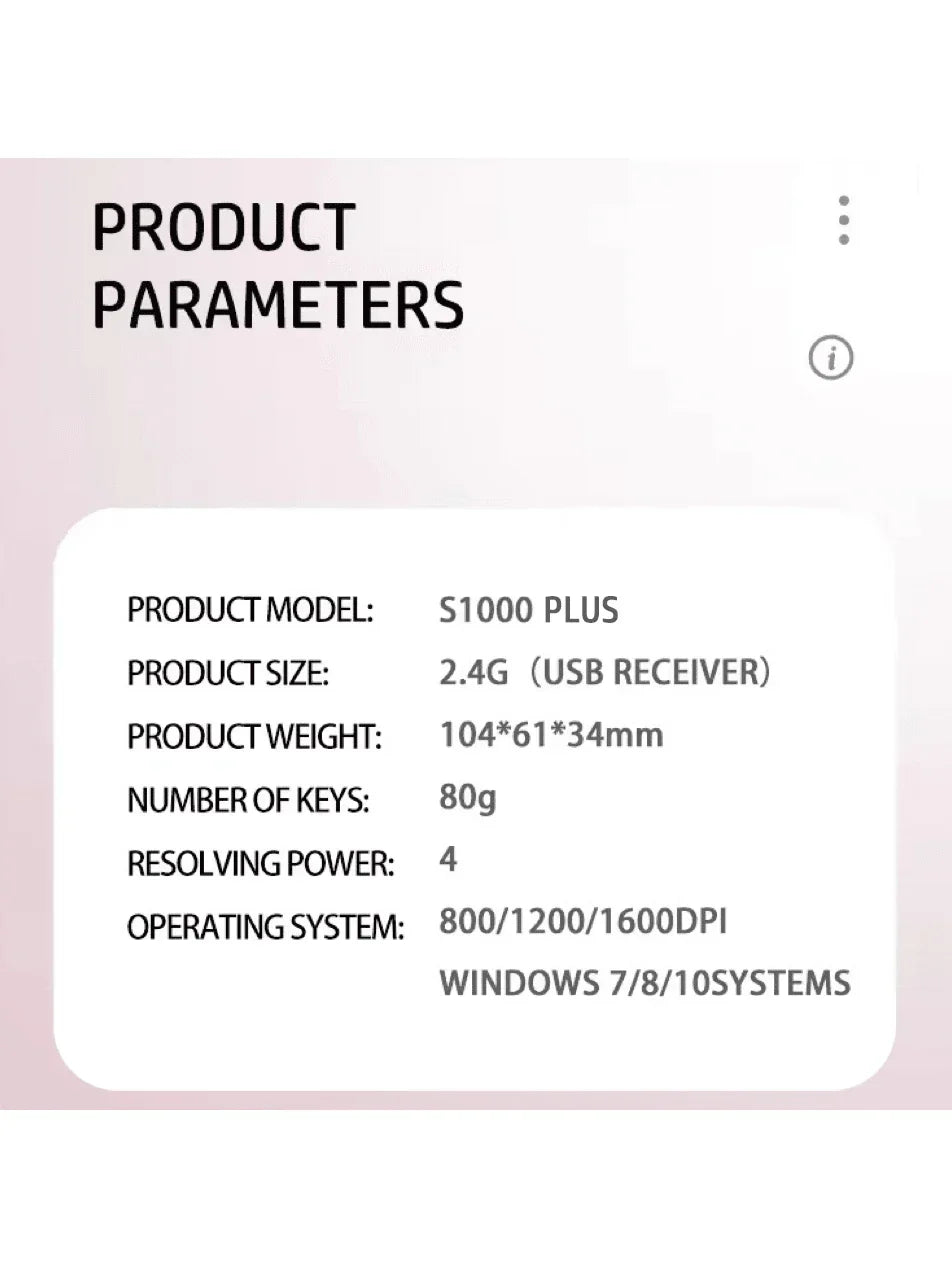 HP Wireless Mouse, Cute Silent, 2.4GHz Stable Connection