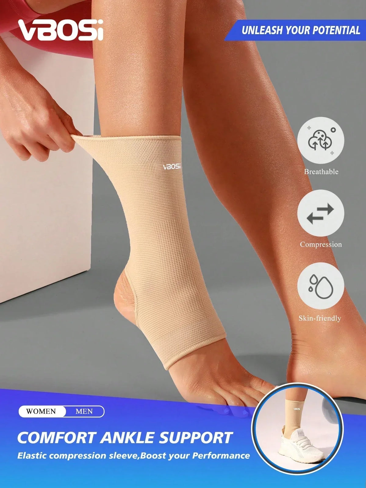 VBOSI Elastic Breathable Ankle Support