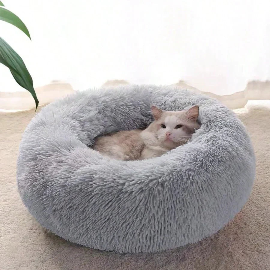 Soft Plush Round Pet Bed