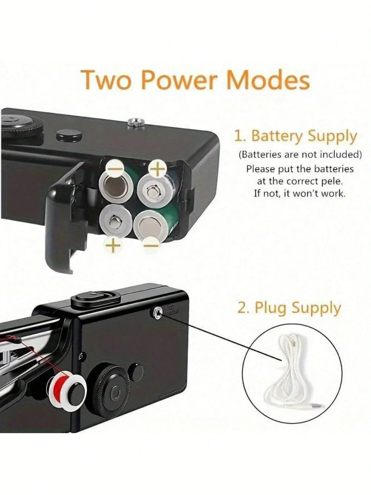 Mini Portable Handheld Sewing Machine