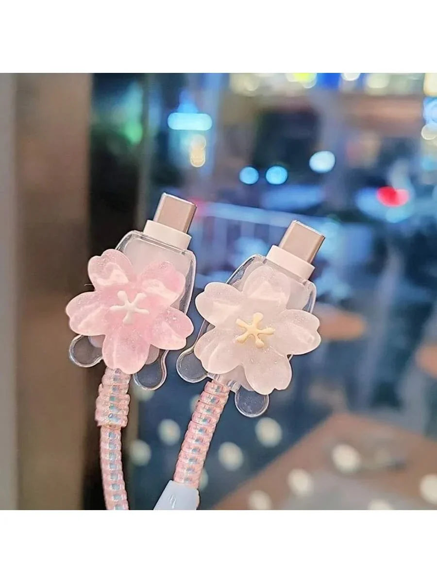 Minimalist Floral Charging Protector Case