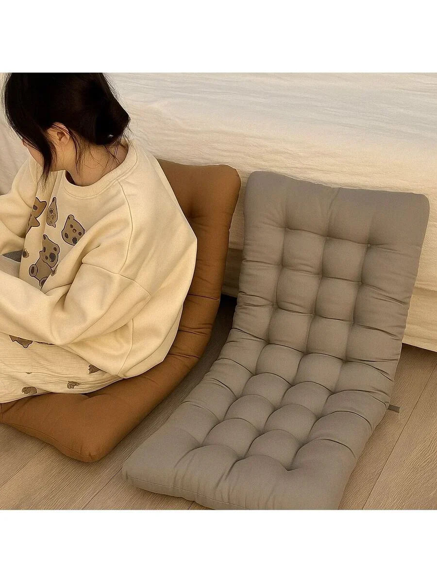 One-Piece Full-Length Office Chair Cushion | Thick, Tufted