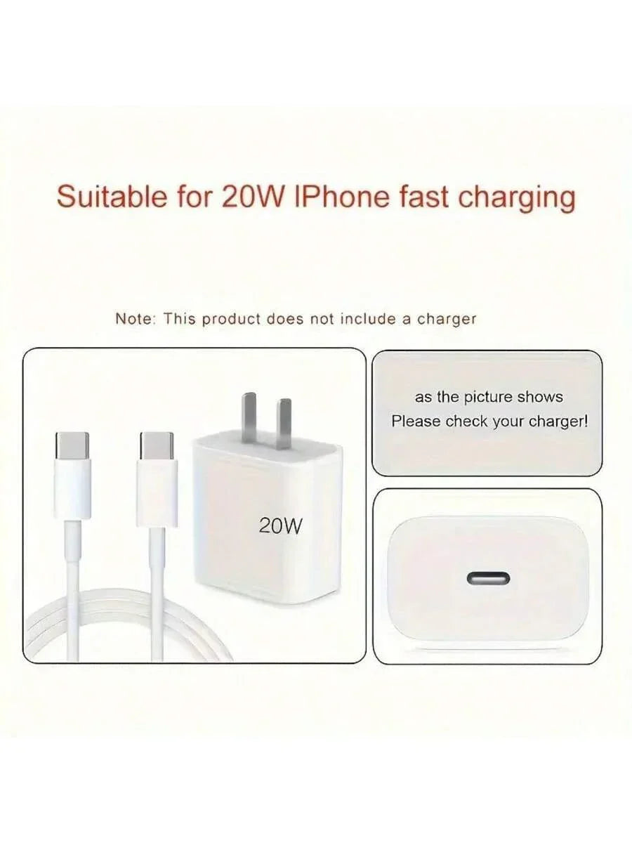 Pearl Design Charger Set, Includes Charging Cable Protector