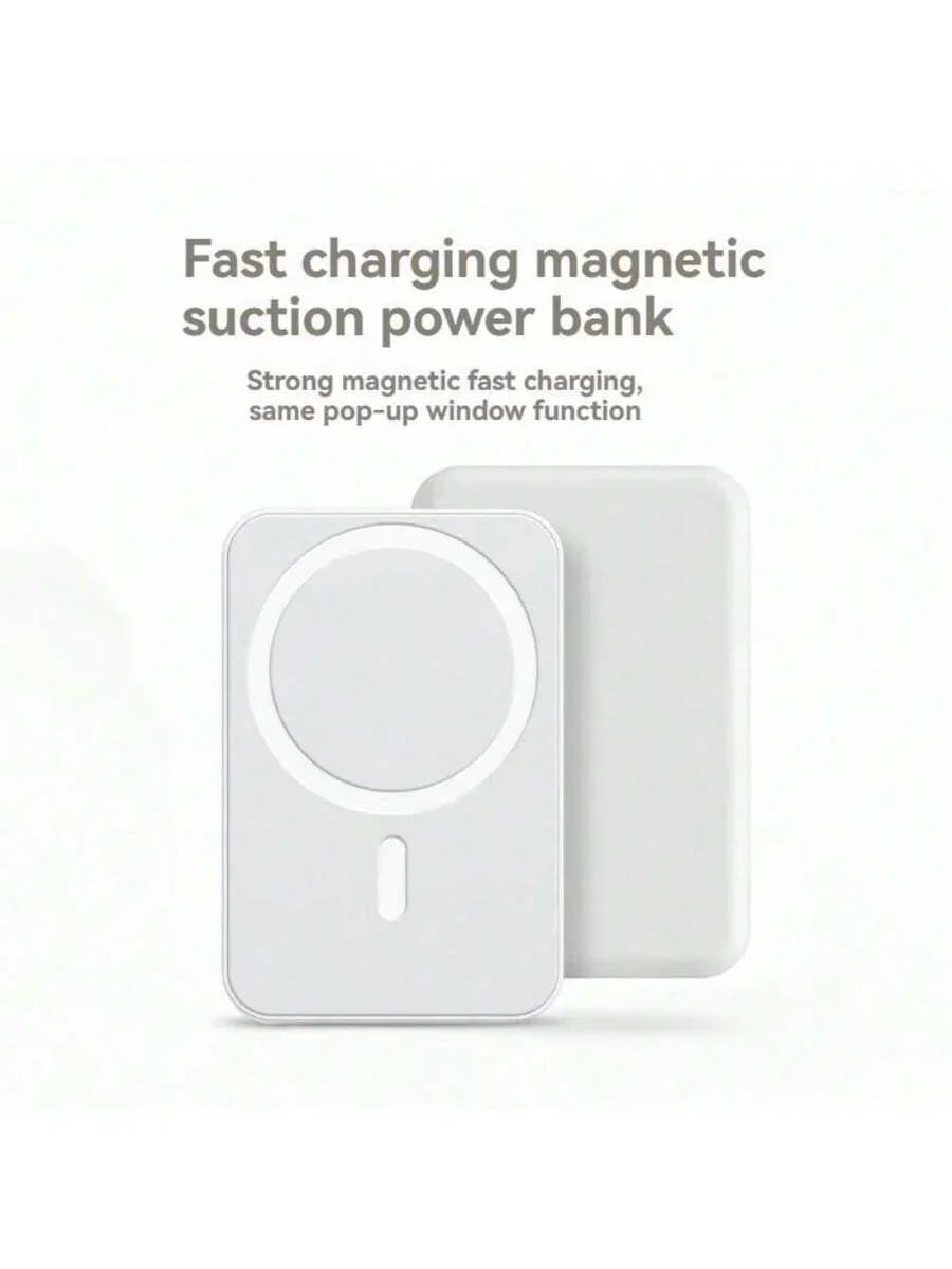 Magnetic Wireless Power Bank 5000mAh Qi2 Certified 15W Fast Charging