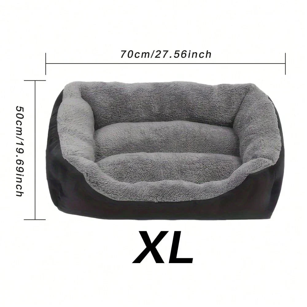 Thick Plush Rectangular Pet Bed