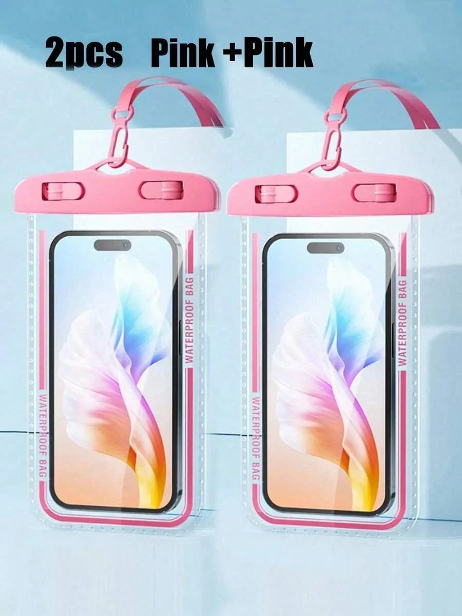 2pcs Waterproof Diving Phone Pouch