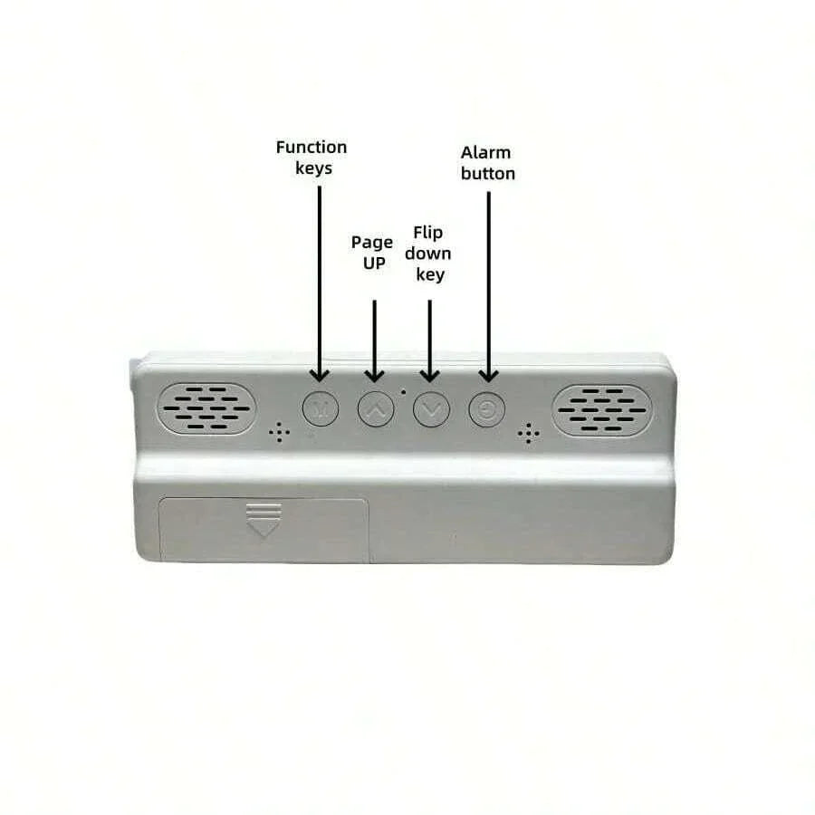 SOKANY 1pc Minimalist Mirror Alarm Clock