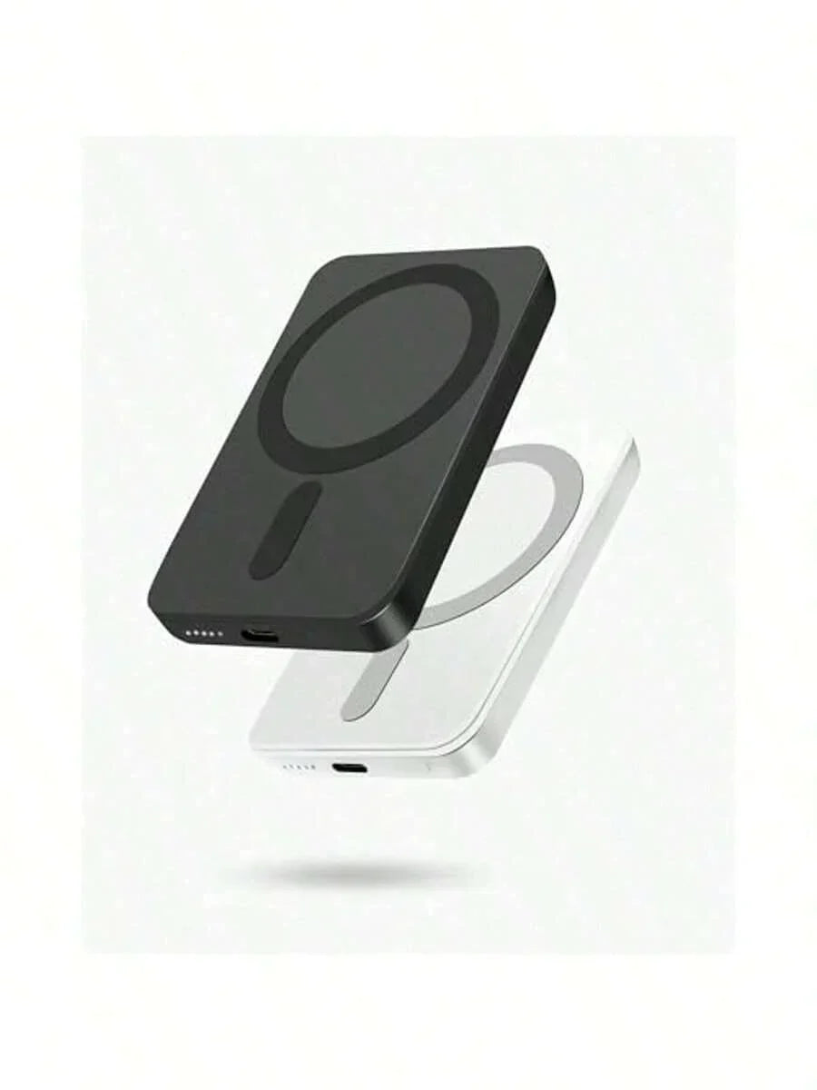 Fast Charging Magnetic Wireless Power Bank With MagSafe Ring Portable Charger